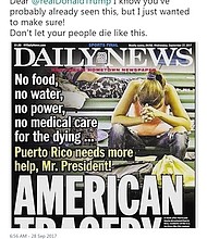 	Rihanna criticized President Donald's Trump response to the humanitarian crisis in Puerto Rico following Hurricane Maria, suggesting that the President is not paying enough attention to the disaster occurring on the island.