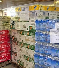 Supplies arrive in Puerto Rico as the island deals with the aftermath of Hurricane Maria.