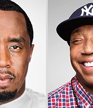 Diddy and Russell Simmons