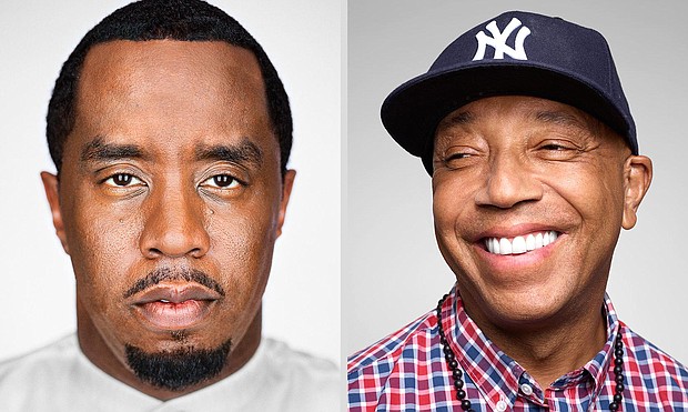 Diddy and Russell Simmons