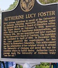 Autherine Lucy Foster Historical Marker