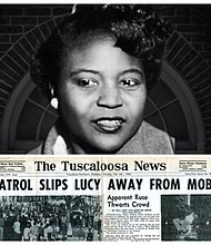 Autherine Lucy Foster (photo via universityofalabama.tumblr.com)