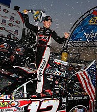 Sixteen-year-old Harrison Burton won his first career NASCAR K&N Pro Series East championship with a win at Dover International Speedway last Friday.