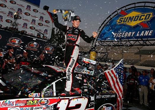 Sixteen-year-old Harrison Burton won his first career NASCAR K&N Pro Series East championship with a win at Dover International Speedway last Friday.
