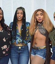 Houston Style Magazine's Kelsey Whittington with Blushhh at the 2017 Houston Black Heritage Fest