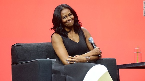 Former first lady Michelle Obama on Tuesday said there's a stark difference in the lessons young people will learn from …