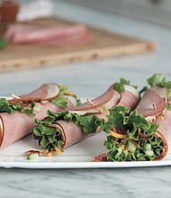 Ham and Turkey Roll-ups