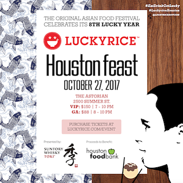 On October 27th, the Houston LUCKYRICE Feast, alongside the city’s best Asian-inspired restaurants and chefs, returns to The Astorian to …