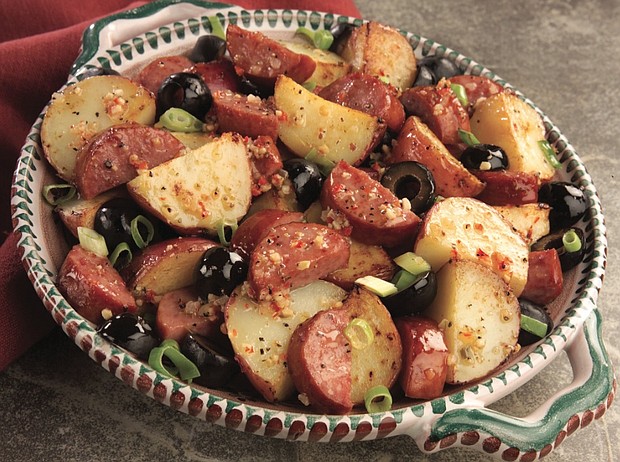 Potato Salad with Smoked Sausage
