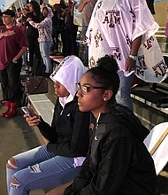 Summer Creek High School Students protests/Houston Public Media