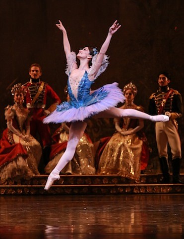 
Karina Gonzalez as Princess Florine in Houston Ballet's 'The Sleeping Beauty' 
Choreographer: Ben Stevenson
Photo: Amitava Sarkar
