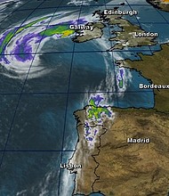 Former Hurricane Ophelia is racing toward Ireland and the United Kingdom as a post-tropical storm, bringing with it strong winds and the threat of heavy rain and dangerous storm surge.