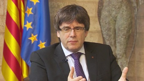 President of Catalonia, Carles Puigdemont