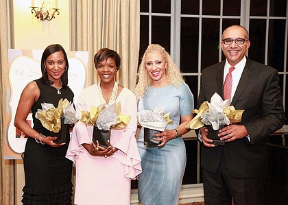(l to r)Mrs. Loren Lane; Mrs. Toni Wallace; Mrs. Mia Wright; Dr. Charles Dupre; and Dr. Sonya Sloan (not pictured)