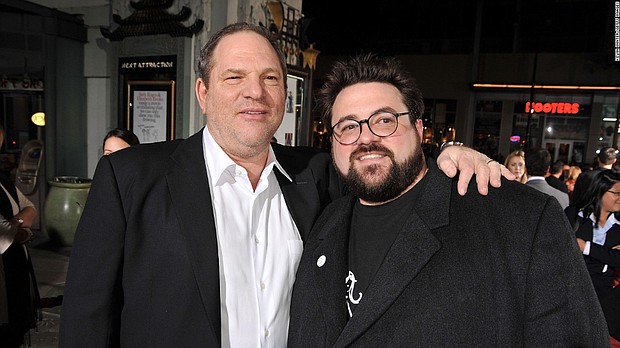 Harvey Weinstein and Kevin Smith