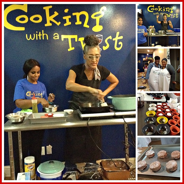 Chef Carla Hall and Dee Dee Coleman