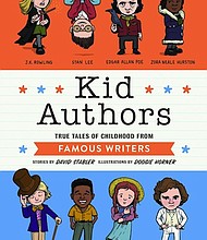“Kid Authors” by David Stabler, illustrated by Doogie Horner
c.2017, Quirk Books			$13.95 / $15.95 Canada		199 pages

