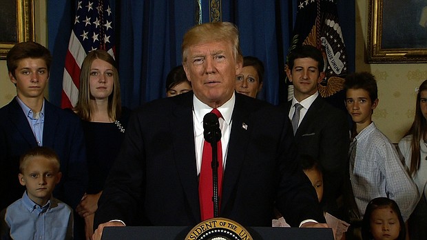 President Trump speaks about repealing and replacing Obamacare