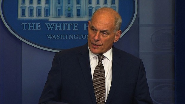 John Kelly, the White House chief of staff