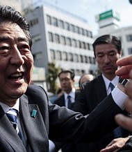 Japanese Prime Minister Shinzo Abe 