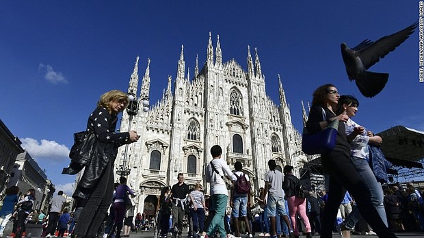 The Lombardy region includes the city of Milan.
