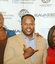 HISD Trustee Jolanda Jones, State Rep. Ron Reynolds and Emcee Jacquie Baly