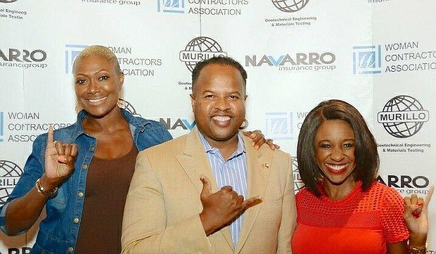 HISD Trustee Jolanda Jones, State Rep. Ron Reynolds and Emcee Jacquie Baly