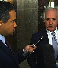 President Donald Trump ripped Sen. Bob Corker on Tuesday morning after the Tennessee Republican criticized the President's involvement in Capitol Hill tax negotiations.