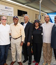 Lisa Gurwitch, Allan Ellenger, Mayor Turner, Judson Robinson, Cynthia Stanciell, Eric Goodie, Patsor Irvin Clark Operation Safe Houston Pop Up Shop_ Damian Auguste,  Twice Media Productions 