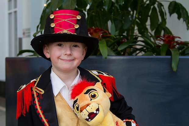 Blake Belcher was the winner among the 4-7 year olds with his impressive lion tamer costume.