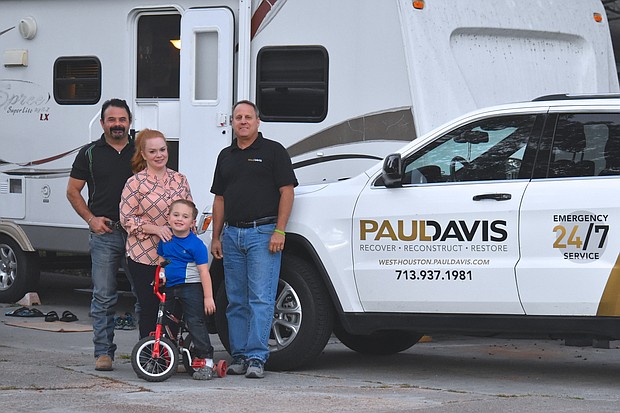 Jeff, Amber and Shiloh Wilson and Frank LaViola