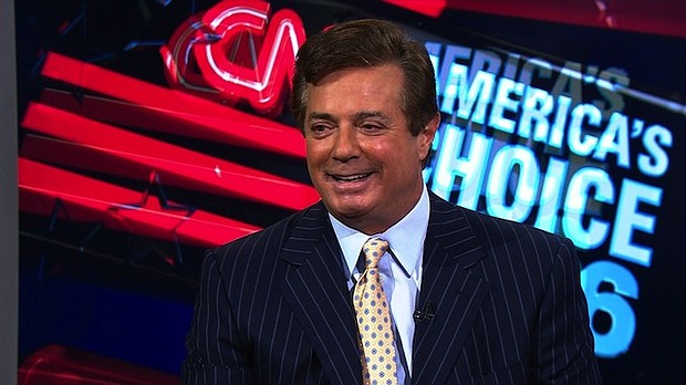 former Trump campaign chairman Paul Manafort