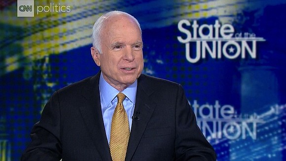 Sen. John McCain warned of the dangers that he said nationalist and isolationist ideas pose to democracy in a speech …