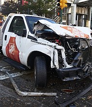 truck used in the lasted terrorist attack on New York City