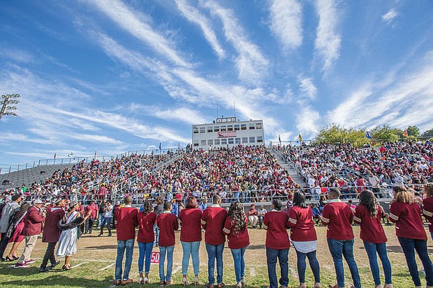 Wild with pride // The Virginia Union University Panthers, alumni and friends celebrate homecoming 2017 with a weekend of events highlighted by last Saturday’s football game at Hovey Field. 
