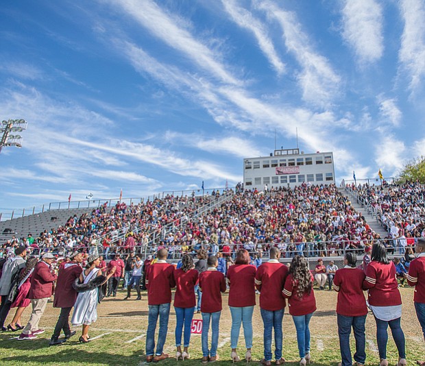 Wild with pride // The Virginia Union University Panthers, alumni and friends celebrate homecoming 2017 with a weekend of events highlighted by last Saturday’s football game at Hovey Field. 
