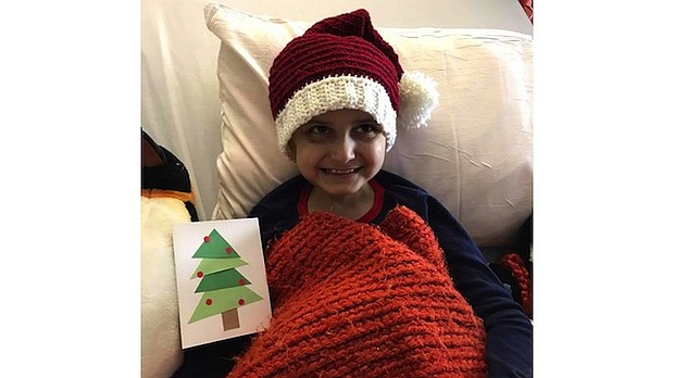 Artinyan said the family decided to "fast forward" Christmas to give Jacob one last celebration.  CREDIT: Courtesy Michelle Thompson Simard