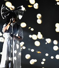 Sia performs at Barclays Center in New York City on October 25, 2016.