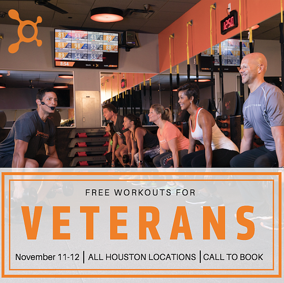 Veterans Day is Saturday, November 11, and to show appreciation for our country’s brave service members, the Orangetheory Fitness studios …
