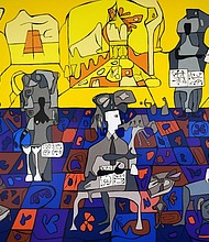 Cundo Bermudez, Quinteto Matancero, 1994 (serigraph - gift to the Museum from Univision)