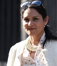 Secretary of State for International Development Priti Pate