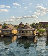 Disney World's Bora Bora Bungalows feature plunge pools on private decks.