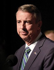 Republican gubernatorial candidate Ed Gillespie gives his concession speech Tuesday night before family, friends and supporters at an election watch party at a Henrico hotel.