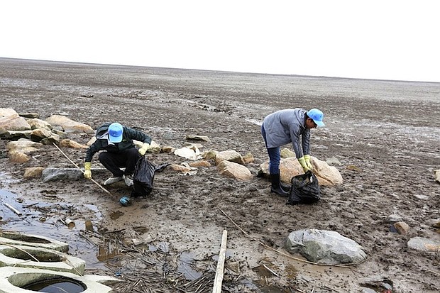 GM Shanghai supports a national nature reserve through volunteerism./credit gm.com