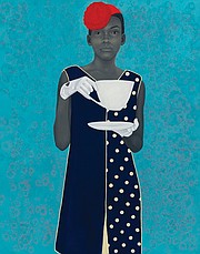 “Miss Everything (Unsuppressed Deliverance),” a painting by artist Amy Sherald, won first place in the National Portrait Gallery’s 2016 Outwin Boochever Portrait Competition. 