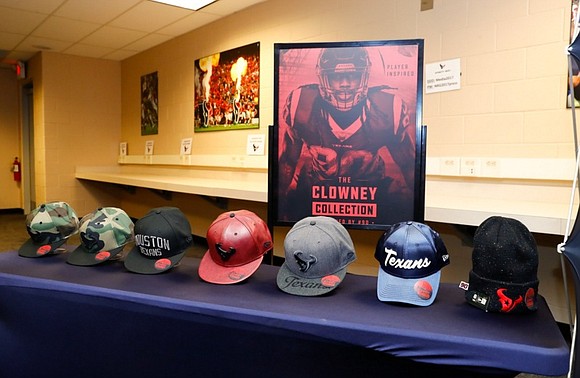 The Houston Texans celebrated the fourth season of the Houston Texans Player Inspired Line featuring The Clowney Collection by Jadeveon …
