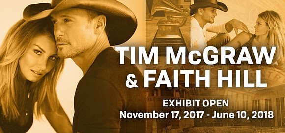 Grammy-winning country artists Tim McGraw and Faith Hill will be the subjects of an exhibition at the Country Music Hall …