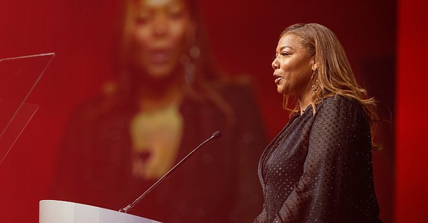 Queen Latifah accepted the Woman of Distinction Award at the American Heart Association’s Scientific Sessions on Sunday.