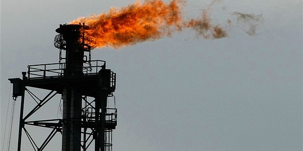 An oil refinery blow off stack is shown, September 16, 2008 in Texas City, Texas.Mark Wilson / Getty Images file