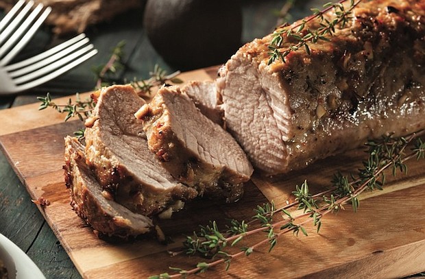 Garlic Rosemary Pork Loin 